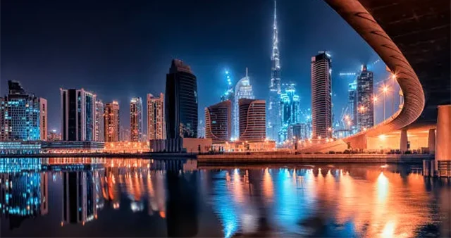 United Arab Emirates skyline and landscape